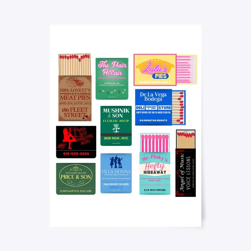 Theatre Matchbooks